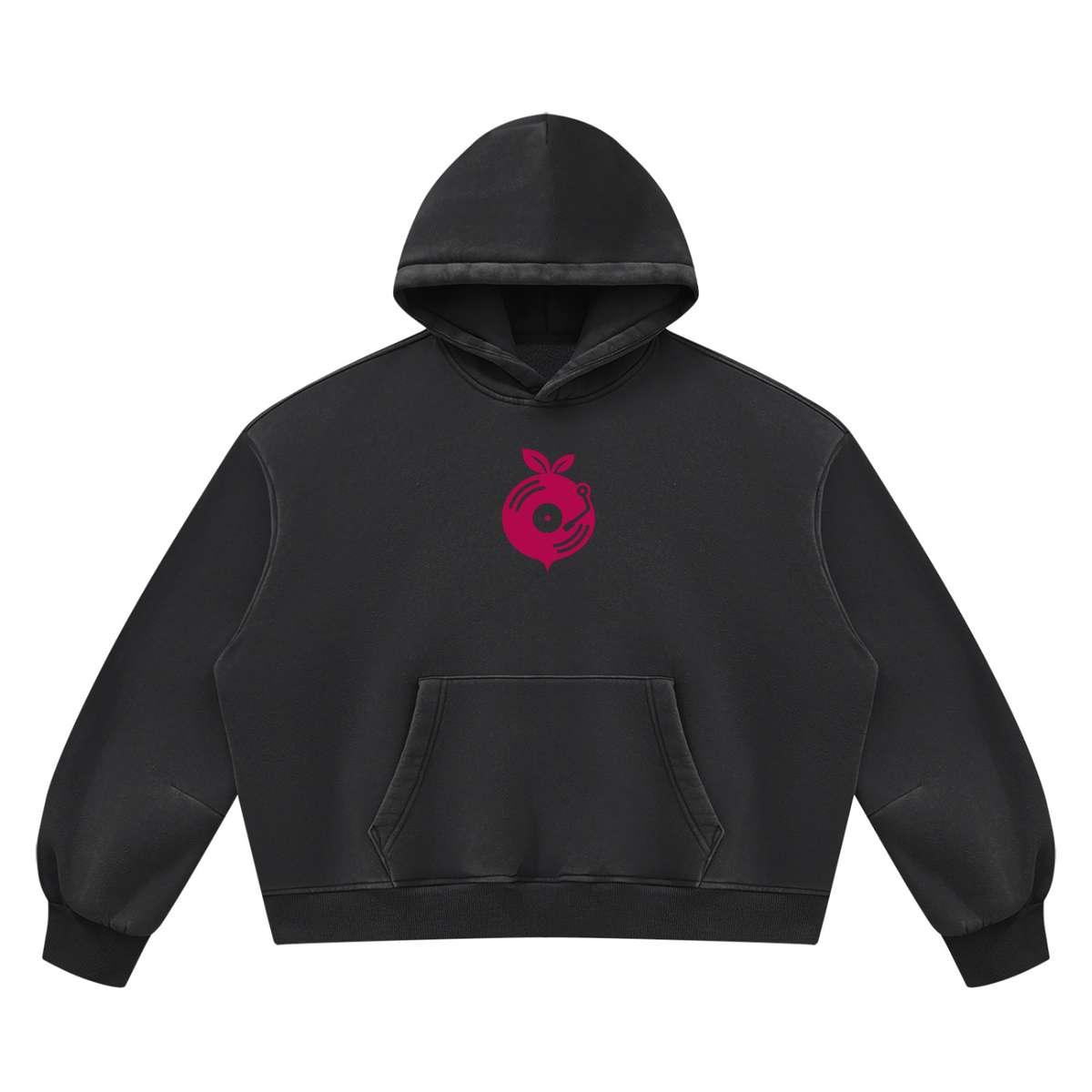 Beet Boxy Hoodie